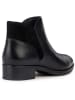 Geox Leder-Ankle-Boots "Felicity" in Schwarz