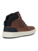 Geox Skórzane sneakersy "Cervino" w kolorze brązowym