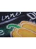 Hanse Home Chodnik kuchenny "Delicious Kitchen Board" w kolorze czarnym ze wzorem