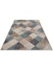Hanse Home Kurzflor-Teppich "Bakke" in Beige/ Blau