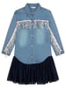 Billieblush Jeans-Kleid in Blau/ Schwarz