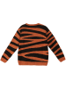 Denokids Sweter "Tiger" w kolorze jasnobrązowym