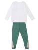 Denokids 2-delige outfit "Stegosaurus" wit/groen