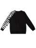 Denokids Sweatshirt "Zebra Ruffled" zwart