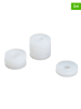 Profiline 2-delige set: siliconen ringen wit - 2x 20 stuks