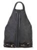 Florence Bags Leren rugzak "Stax" zwart - (B)31 x (H)24 x (D)12 cm