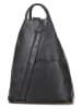 Florence Bags Leren rugzak "Stax" zwart - (B)31 x (H)24 x (D)12 cm