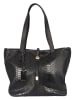 Florence Bags Leren schoudertas "Mirs" zwart - (B)26 x (H)31 x (D)15 cm