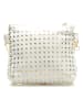 Florence Bags Leder-Umhängetasche "Brios" in Creme - (B)20 x (H)22 x (T)2 cm
