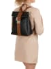 Anna Morellini Leder-Rucksack "Azalea" in Schwarz/ Hellbraun - (B)30 x (H)31 x (T)11 cm