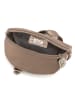 Anna Morellini Leder-Gürteltasche "Azzurra" in Hellbraun - (B)21 x (H)13 x (T)6 cm