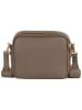 Anna Morellini Leren schoudertas "Aldina" taupe - (B)22 x (H)18 x (D)11 cm