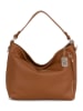Anna Morellini Leren schoudertas "Ricciarda" lichtbruin - (B)35 x (H)24 x (D)10 cm