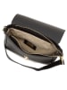 Anna Morellini Leren schoudertas "Terina" zwart - (B)24 x (H)16 x (D)6,5 cm