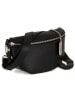 Anna Morellini Leren heuptas "Agnese" zwart - (B)23 x (H)15 x (D)1 cm