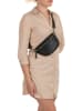 Anna Morellini Leder-Brustbeutel "Agnese" in Schwarz - (B)23 x (H)15 x (T)1 cm