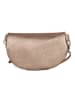 Anna Morellini Leder-Gürteltasche "Agnese" in Taupe - (B)23 x (H)15 x (T)1 cm
