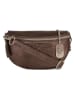 Anna Morellini Leder-Gürteltasche "Agnese" in Braun - (B)23 x (H)15 x (T)1 cm