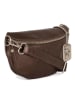 Anna Morellini Leren heuptas "Agnese" bruin - (B)23 x (H)15 x (D)1cm