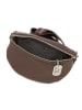 Anna Morellini Leder-Gürteltasche "Agnese" in Braun - (B)23 x (H)15 x (T)1 cm