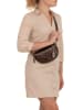 Anna Morellini Leren heuptas "Agnese" bruin - (B)23 x (H)15 x (D)1cm