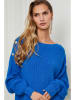 Joséfine Sweter "Cobalt" w kolorze niebieskim