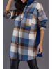 LA Angels Hemdjacke in Blau/ Weiß