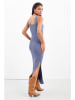 Milan Kiss Jurk blauw