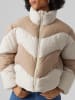 Vero Moda Doorgestikte jas beige/wit