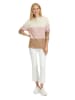Betty Barclay Pullover in Creme/ Rosa/ Camel