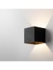 Inoleds Lampa ścienna LED "Cube" w kolorze czarnym - 10 x 10 cm