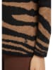 CARTOON Sweter w kolorze jasnobrązowo-czarnym