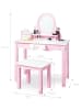 Pinolino Kinderschminktisch "Jasmin" mit Hocker - ab 3 Jahren