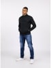 KEY LARGO Sweatjacke "Trainer" in Dunkelblau