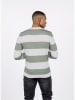 KEY LARGO Bluza "Penalty" w kolorze zielono-białym