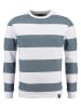 KEY LARGO Sweatshirt "Penalty" blauw/wit