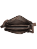 HIDE & STITCHES Skórzana torebka w kolorze ciemnobrązowym - 16,5,5 x 11 x 9 cm