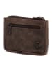 HIDE & STITCHES Leder-Schlüsseletui in Braun - (B)11,5 x (H)7,5 x (T)1,5 cm