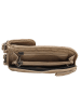 HIDE & STITCHES Leder-Handytasche in Beige - (B)10 x (H)17 x (T)2 cm
