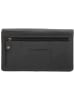 HIDE & STITCHES Skórzany portfel w kolorze czarnym - 15,5 x 8 x 2,5 cm