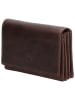 HIDE & STITCHES Skórzany portfel w kolorze antracytowym - 15,5 x 8 x 2,5 cm