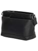 HIDE & STITCHES Leder-Umhängetasche in Schwarz - (B)21,5 x (H)14 x (T)6,5 cm