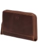 HIDE & STITCHES Skórzany portfel w kolorze jasnobrązowym - 19 x 10 x 2 cm