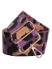 Beagles Pasek w kolorze fioletowo-beżowym do torebki - dł. 140 cm