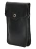 Charm Handytasche "Elisa" in Schwarz - (B)12 x (H)18 x (T)1 cm