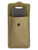 Charm Torebka "Piccadilly" w kolorze oliwkowym na telefon - 12 x 18 x 1 cm