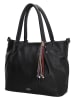 Charm Shopper bag "Tottenham" w kolorze czarnym - 36 x 26 x 12 cm