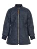 mikk-line Doorgestikte jas donkerblauw