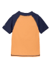 Color Kids Koszulka kąpielowa w kolorze granatowo-pomarańczowym