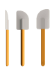 Rosti Teigschaber "Classic L" in Senf - (L)26 x (B)6,5 cm